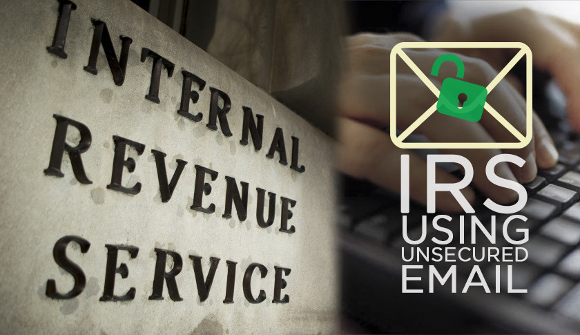 IRS Using Unsecured Email Addresses